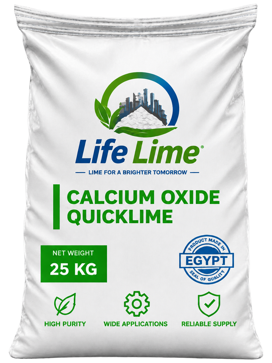 Quicklime 25 KG bag