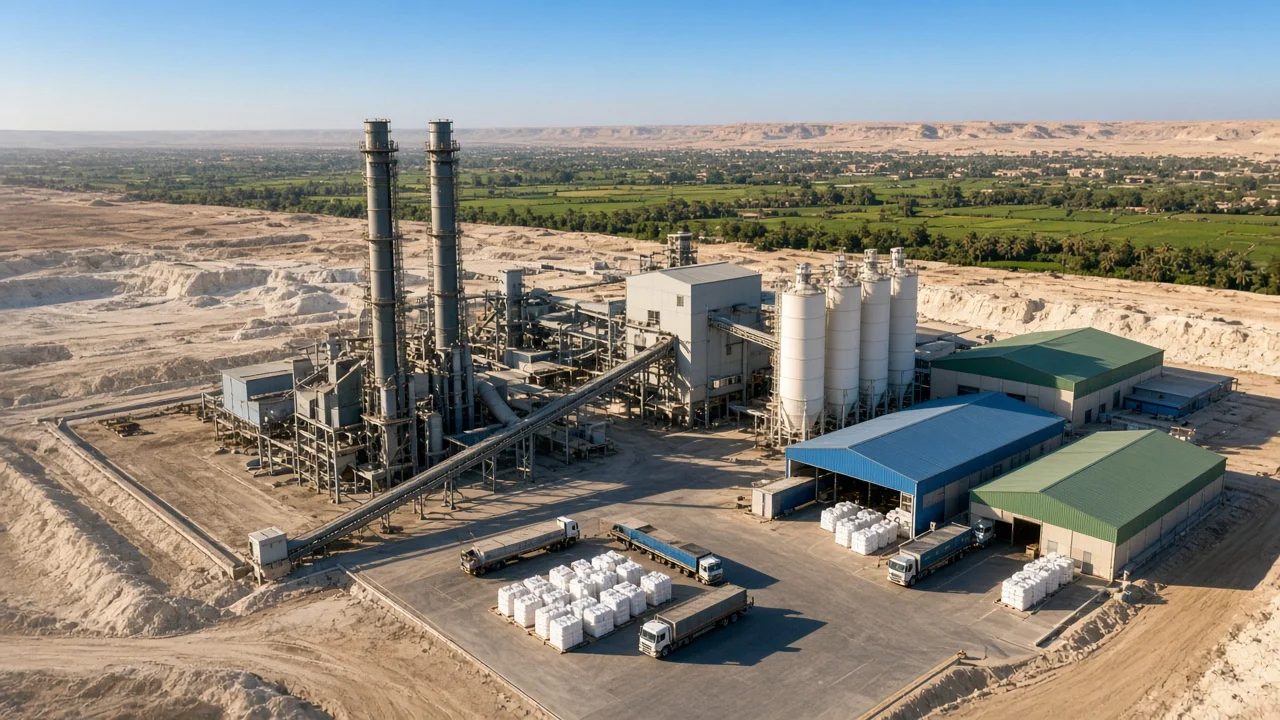 Life Lime facility in Industrial Minya